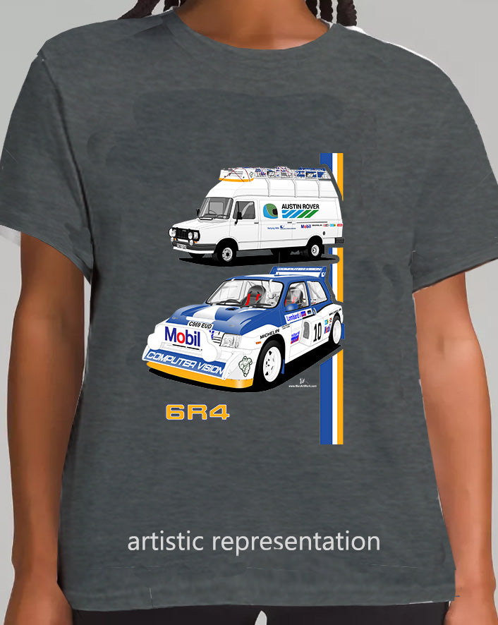 MG Metro 6R4 Rally T Shirt + Support Van