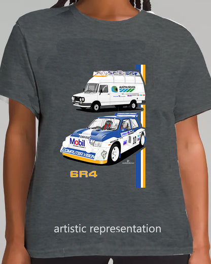 MG Metro 6R4 Rally T Shirt + Support Van