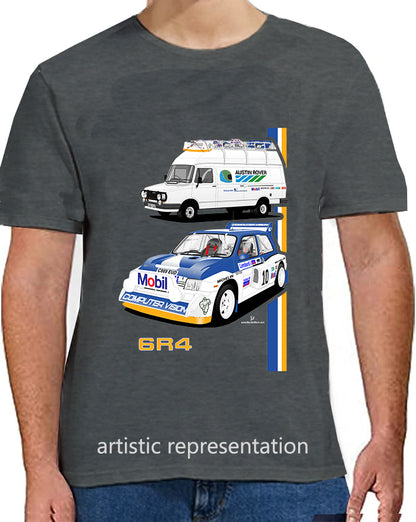 MG Metro 6R4 Rally T Shirt + Support Van