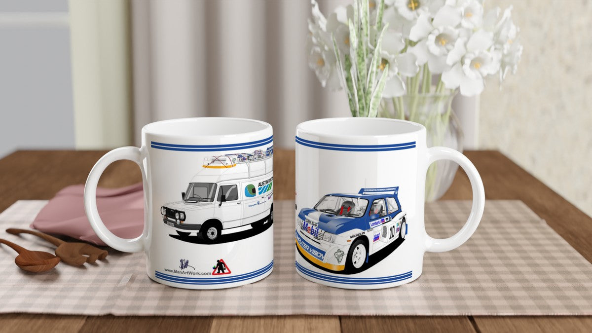 MG Metro 6R4 Works with van Mug