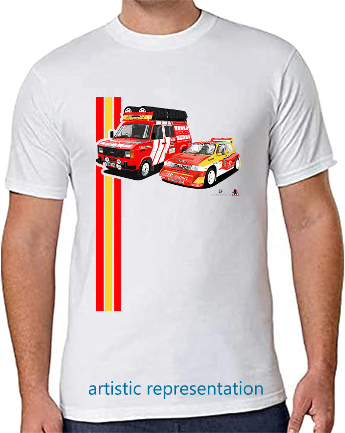 MG Metro 6R4 Rally T Shirt Export 33