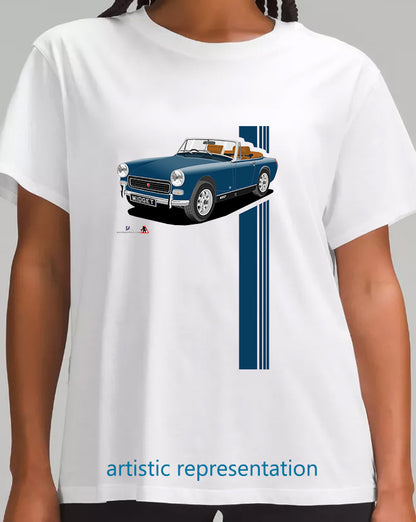 MG Midget Mk3 in Blue T Shirt