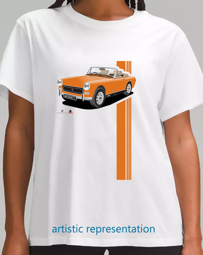 MG Midget Mk3 in Orange T Shirt