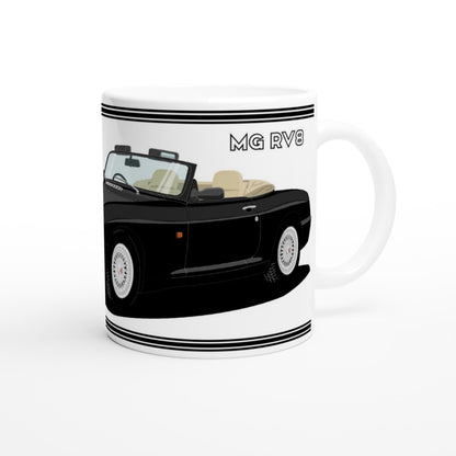 MG RV8 in Black Art Mug