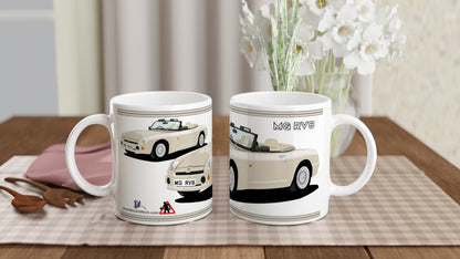 MG RV8 in Gold Art Mug