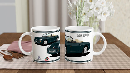 MG RV8 in Green-Blue Art Mug