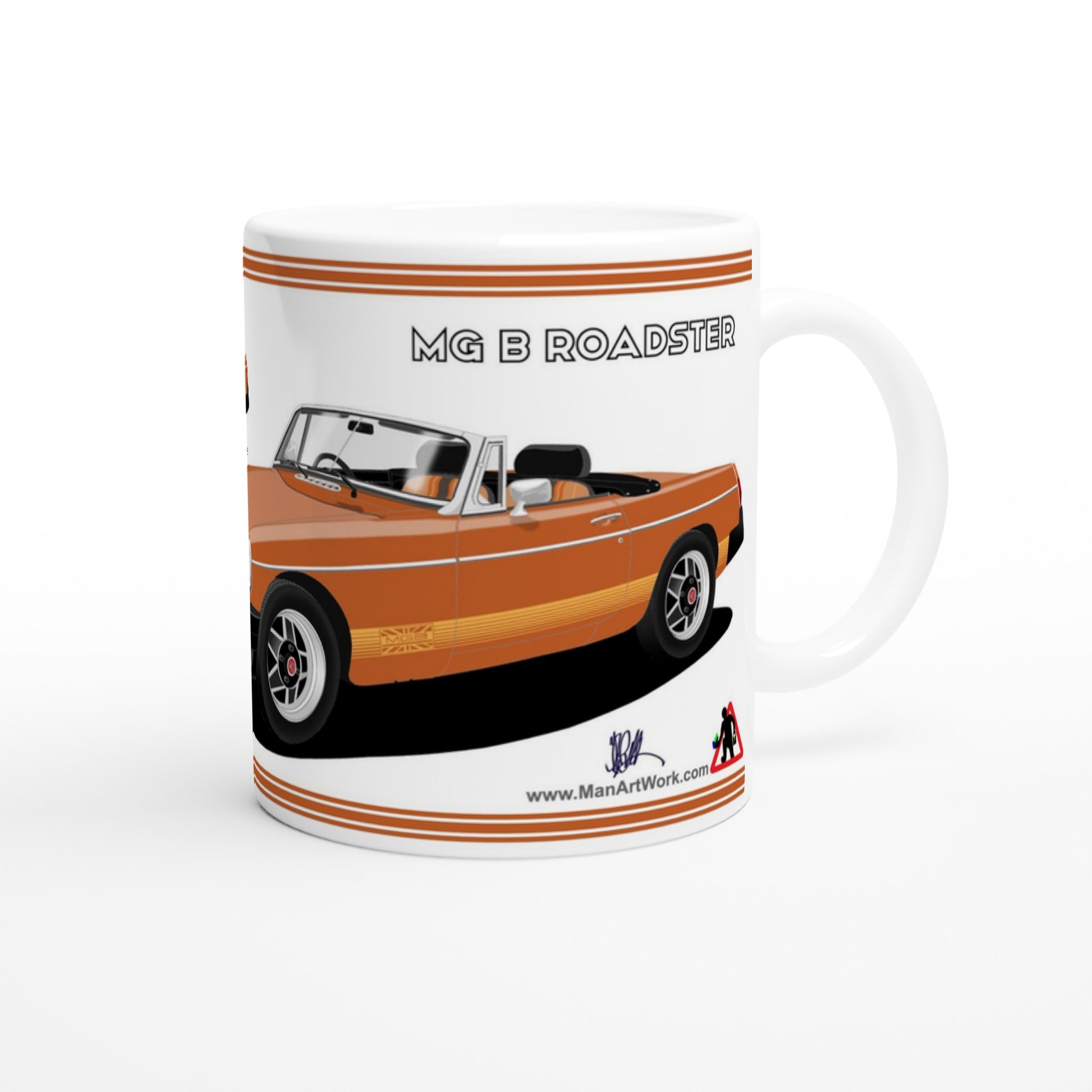 MG B Roadster Limited Edition in Bronze Art Mug
