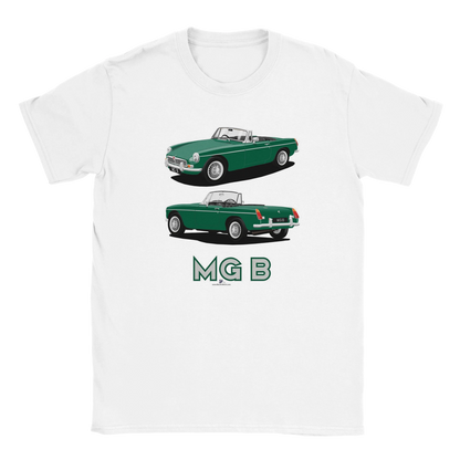 MG B Roadster Mk1 in Green Art T Shirt