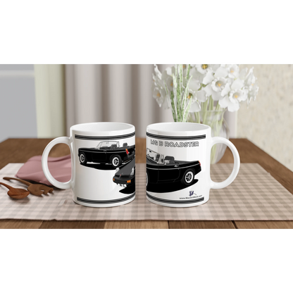 MG B Roadster Mk4 in Black Art Mug