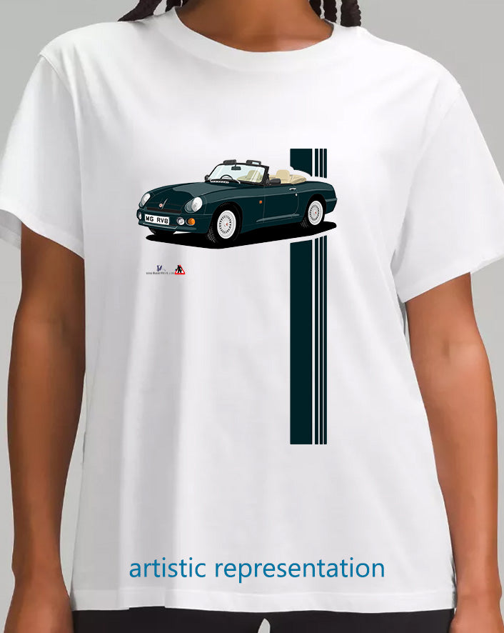 MG RV8 in Blue T Shirt