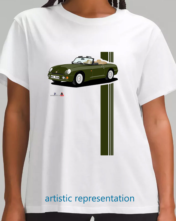 MG RV8 in Green T Shirt