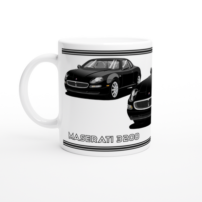 Maserati 3200 GT - 10 Spokes Mug in Black