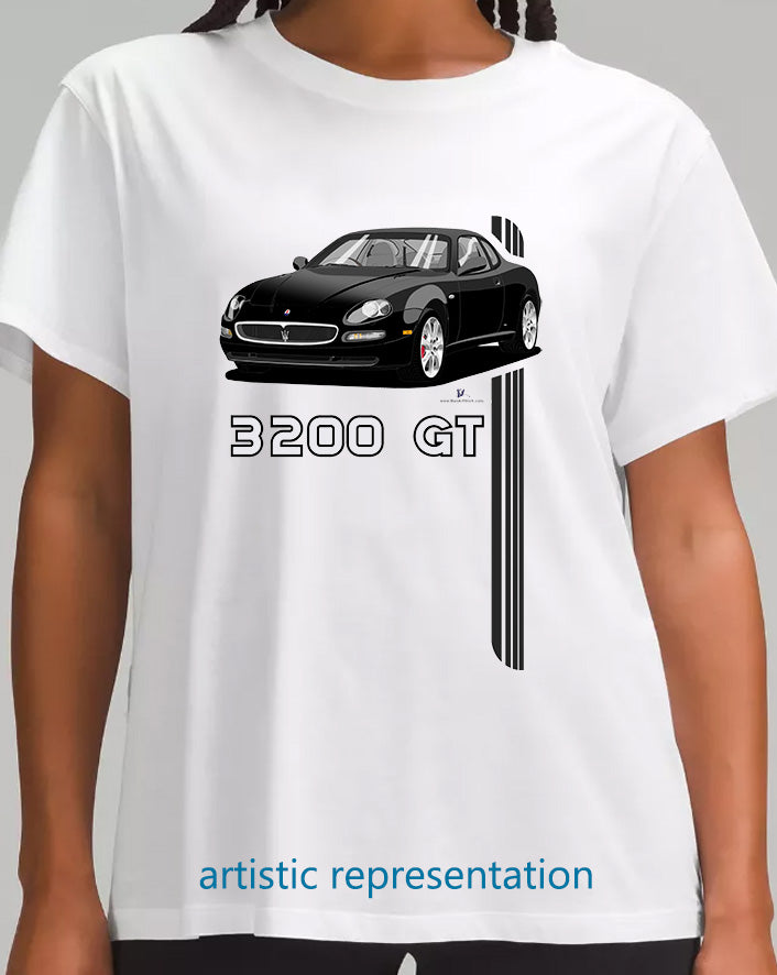 Maserati 3200 GT 7 Spokes in Black Art T Shirt