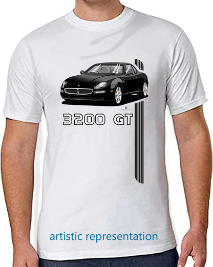 Maserati 3200 GT 7 Spokes in Black Art T Shirt