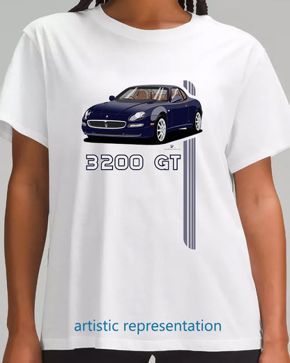 Maserati 3200 GT 10 Spokes in Dark Blue Art T Shirt
