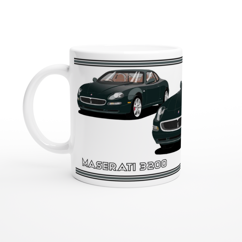Maserati 3200 GT - 7 Spokes Mug in Green