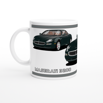Maserati 3200 GT - 7 Spokes Mug in Green