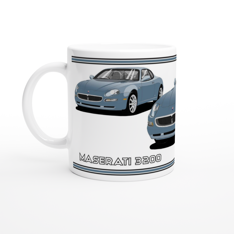 Maserati 3200 GT - 10 Spokes Mug in Light-Blue
