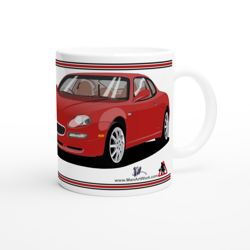 Maserati 3200 GT - 10 Spokes Mug in Red