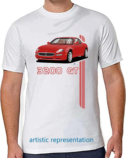 Maserati 3200 GT 10 Spokes in Red Art T Shirt