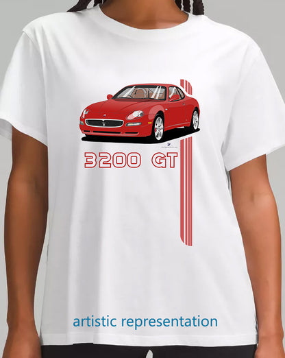 Maserati 3200 GT 7 Spokes in Red Art T Shirt