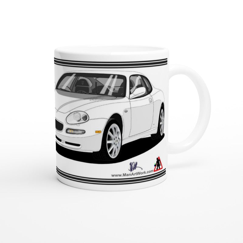 Maserati 3200 GT - 10 Spokes Mug in White
