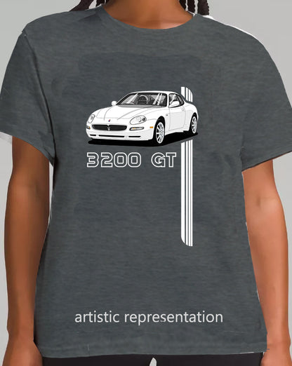 Maserati 3200 GT 10 Spokes in White Art T Shirt