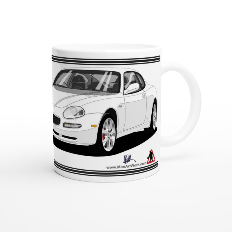 Maserati 3200 GT - 7 Spokes Mug in White
