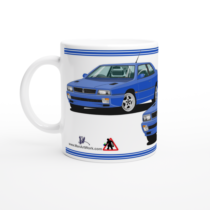 Maserati Ghibli Cup in Blue Art Mug