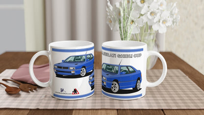 Maserati Ghibli Cup in Blue Art Mug