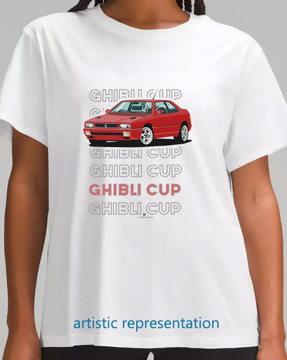 Maserati Ghibli Cup in Red T Shirt (Words)