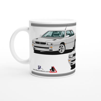 Maserati Ghibli Cup in Silver Art Mug