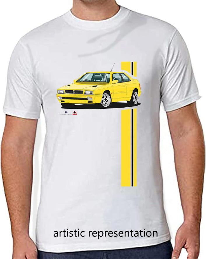 Maserati Ghibli Cup in Yellow T Shirt