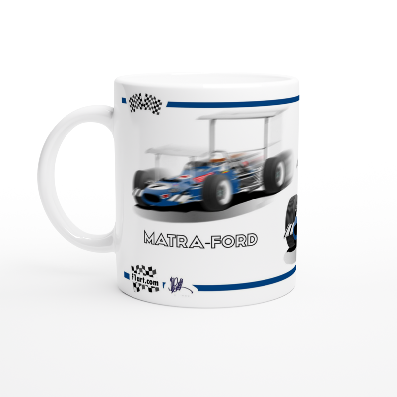 Matra-Ford MS80 Motor Racing  F1 Art Mug