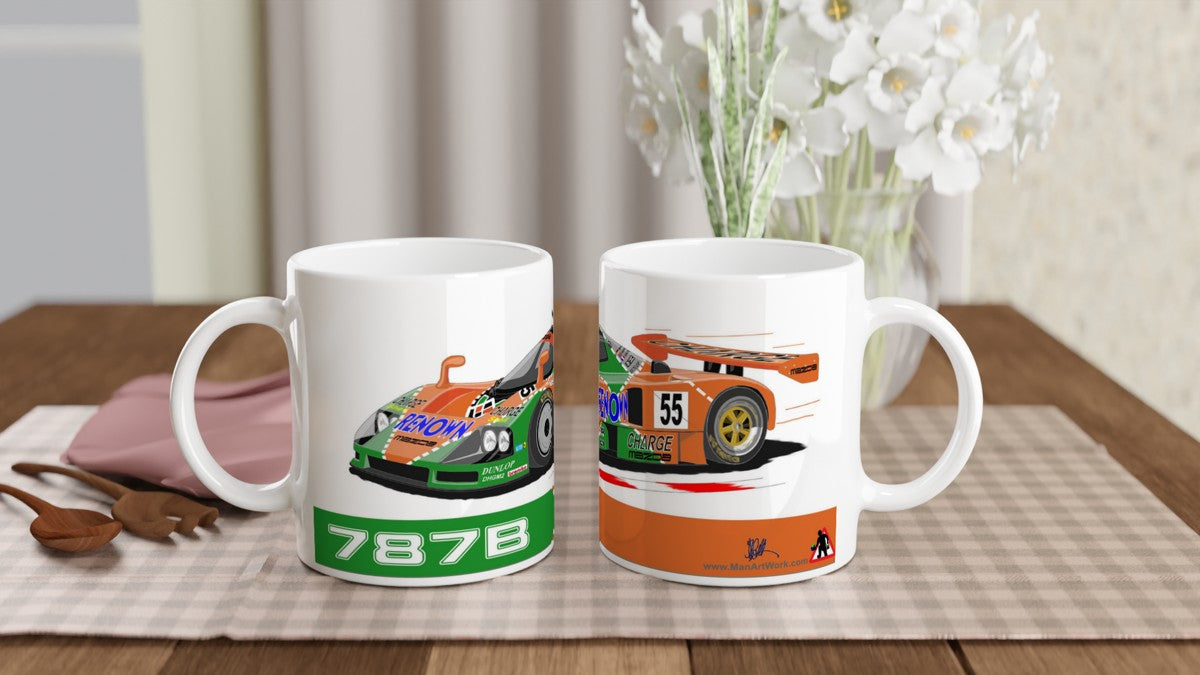 Mazda 787B Le Man winner Art Mug