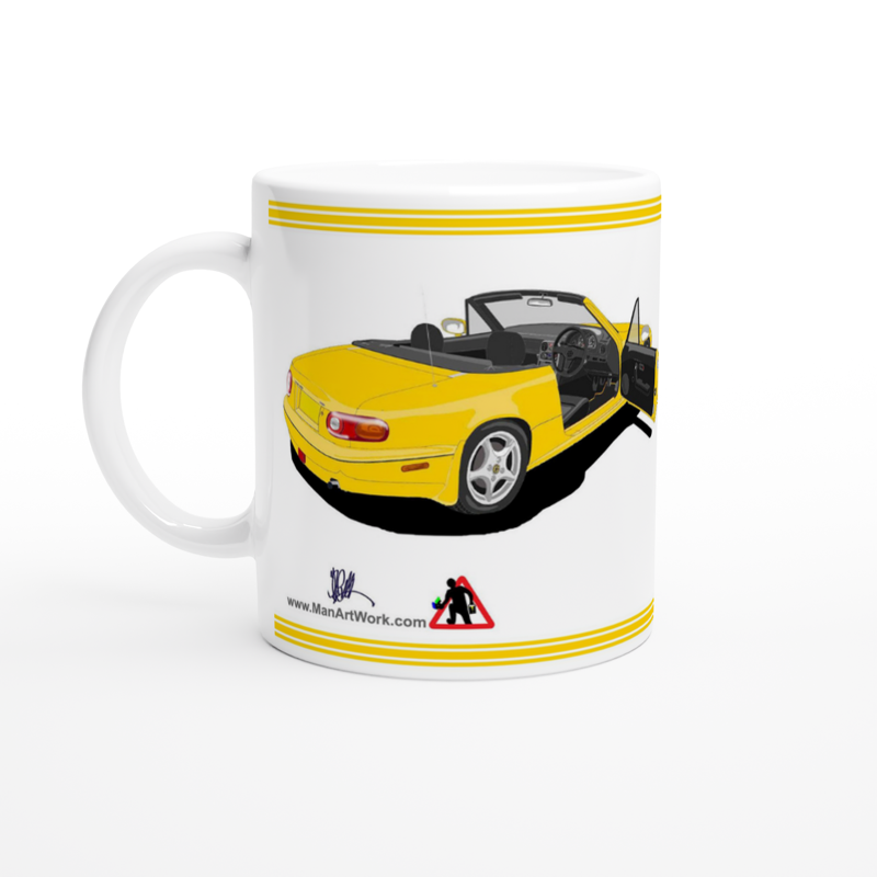 Mazda MX-5 Mk1 California Art Mug