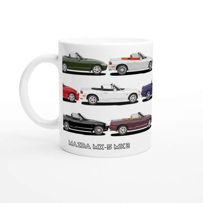 Mazda MX-5 Mk2 Multi Car Mug