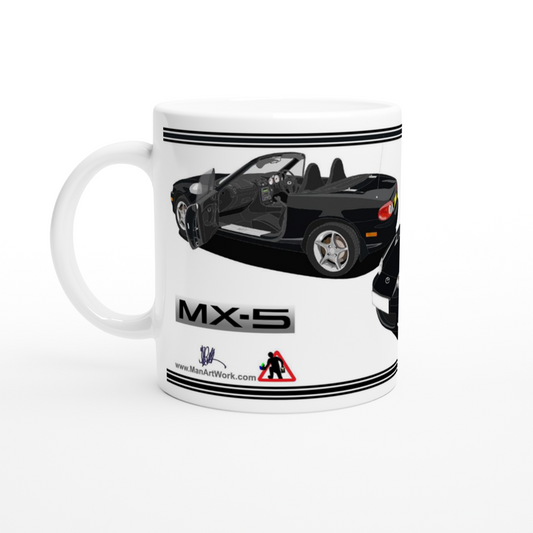 Mazda MX-5 Series 2.5 in Black Art Mug