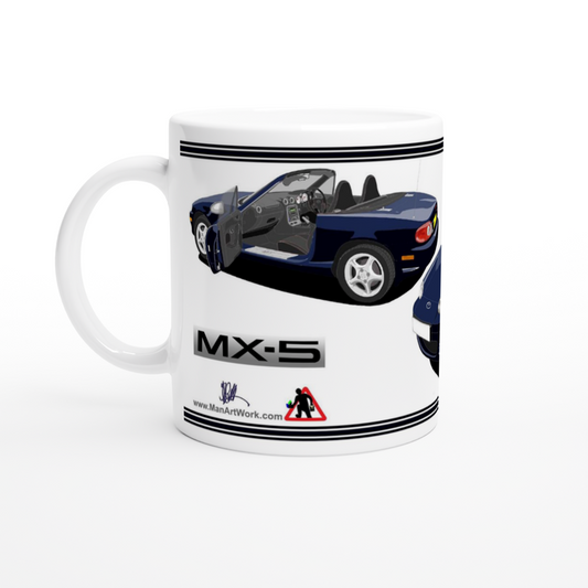 Mazda MX-5 Series 2.5 in Dark Blue Art Mug