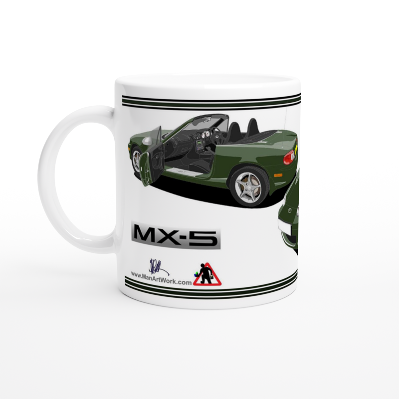 Mazda MX-5 Series 2.5 in Green Art Mug