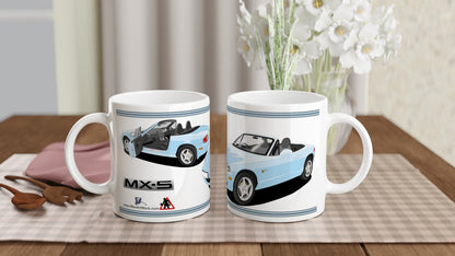 Mazda MX-5 Series 2.5 in Light Blue Art Mug