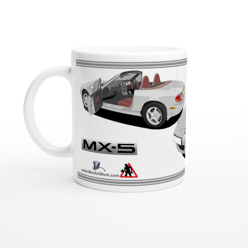 Mazda MX-5 Series 2.5 in Phoenix-Silver Art Mug