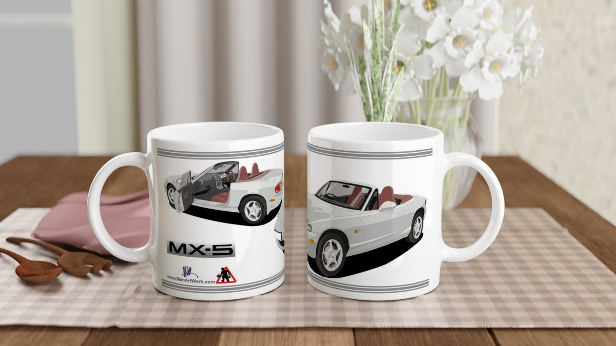 Mazda MX-5 Series 2.5 in Phoenix-Silver Art Mug