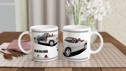 Mazda MX-5 Series 2.5 in Phoenix-Silver Art Mug