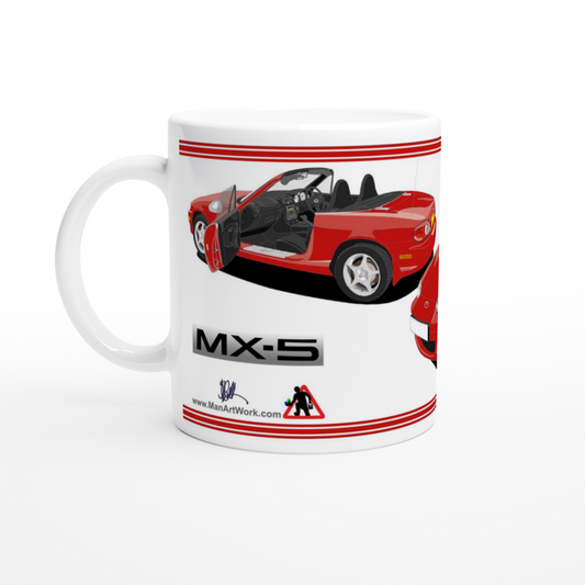 Mazda MX-5 Series 2.5 in Red Art Mug