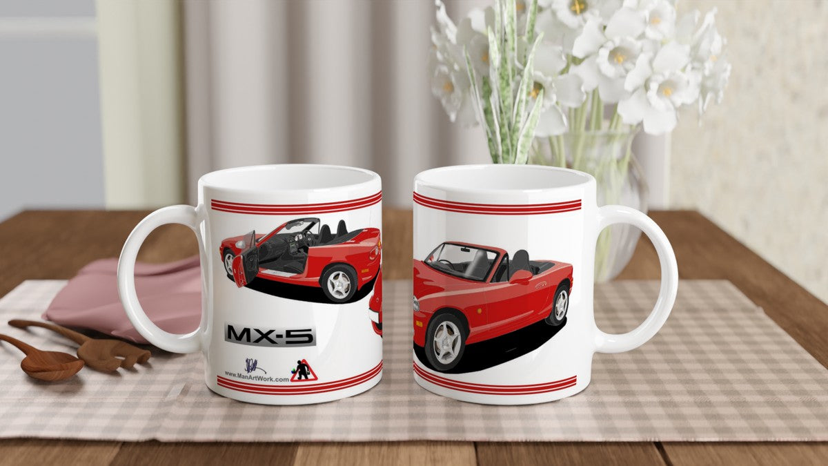 Mazda MX-5 Series 2.5 in Red Art Mug