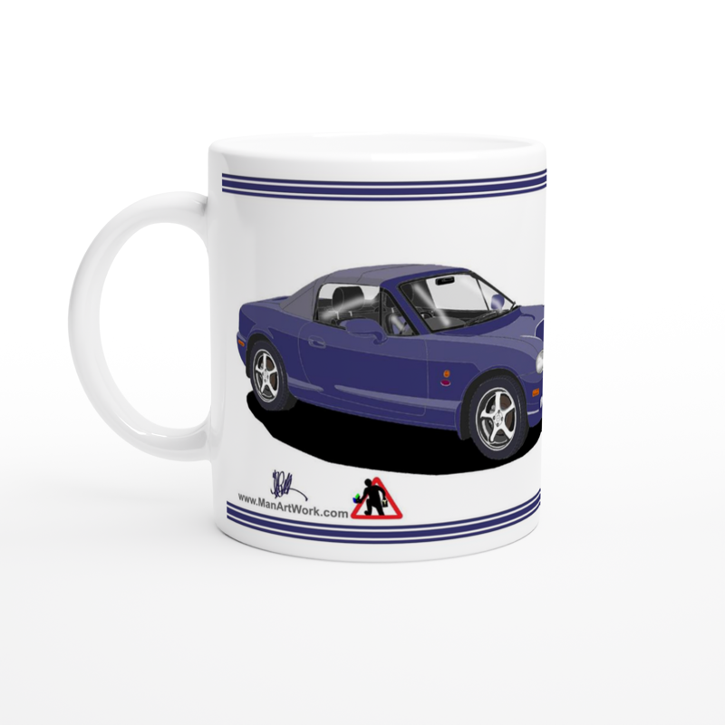 Mazda MX-5 Series 2 in Anniversary Art Mug