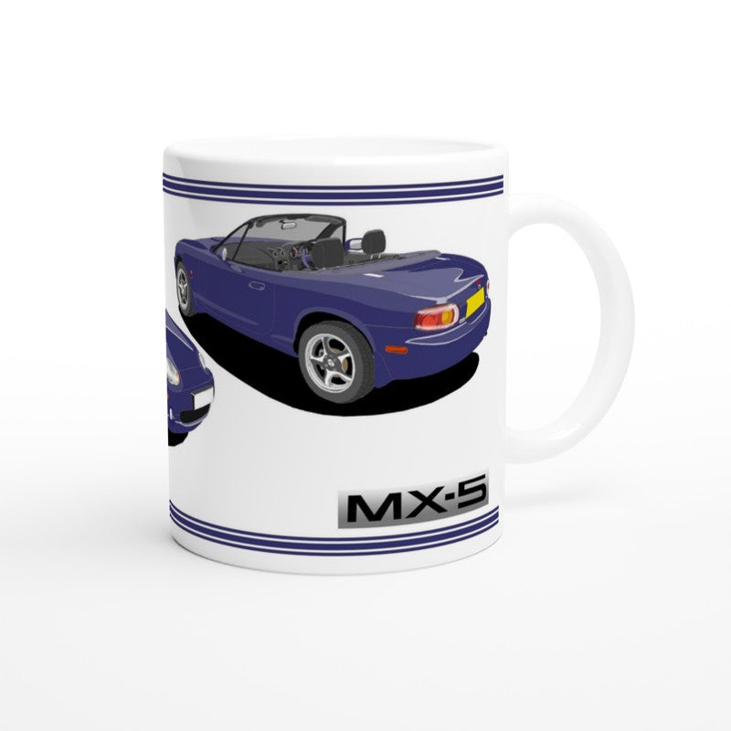 Mazda MX-5 Series 2 in Anniversary Art Mug