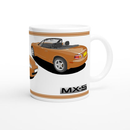 Mazda MX-5 Series 2 in Bronze Art Mug