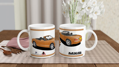 Mazda MX-5 Series 2 in Bronze Art Mug